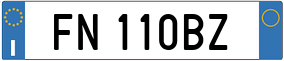 Truck License Plate